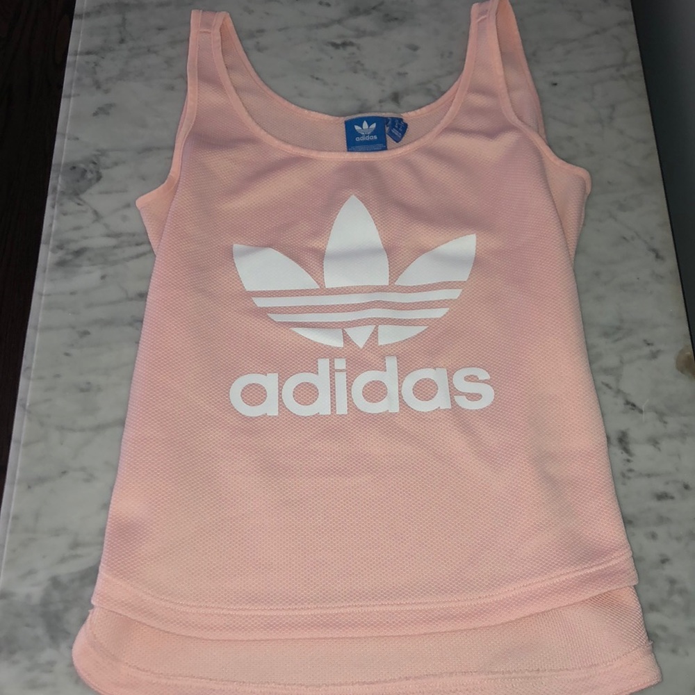 Pink Adidas Tank Top